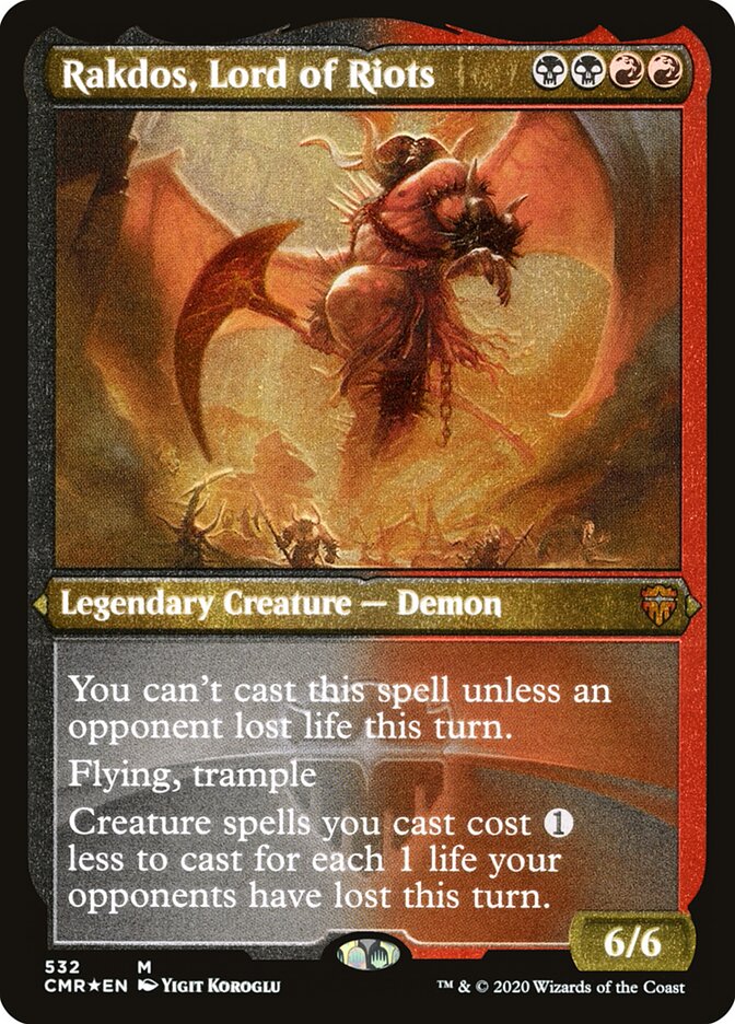 Rakdos, Lord of Riots, Commander Legends · 532