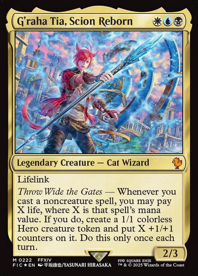 G'raha Tia, Scion Reborn, Final Fantasy Commander · 0222