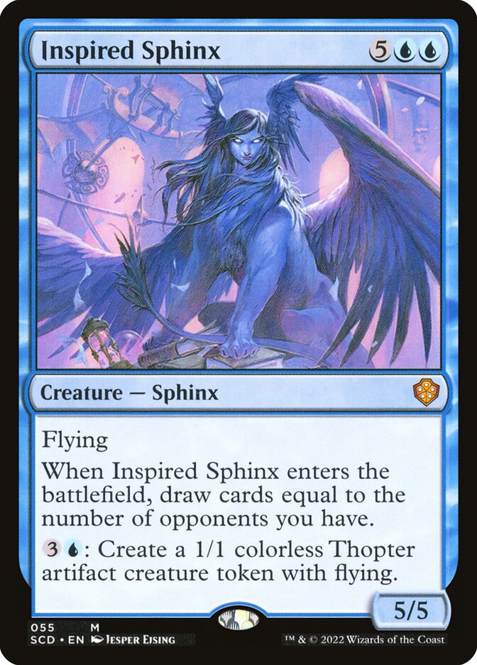Inspired Sphinx, Starter Commander Decks · 055