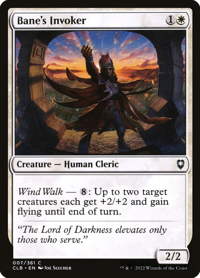 Bane's Invoker, Commander Legends: Battle for Baldur's Gate · 007/361
