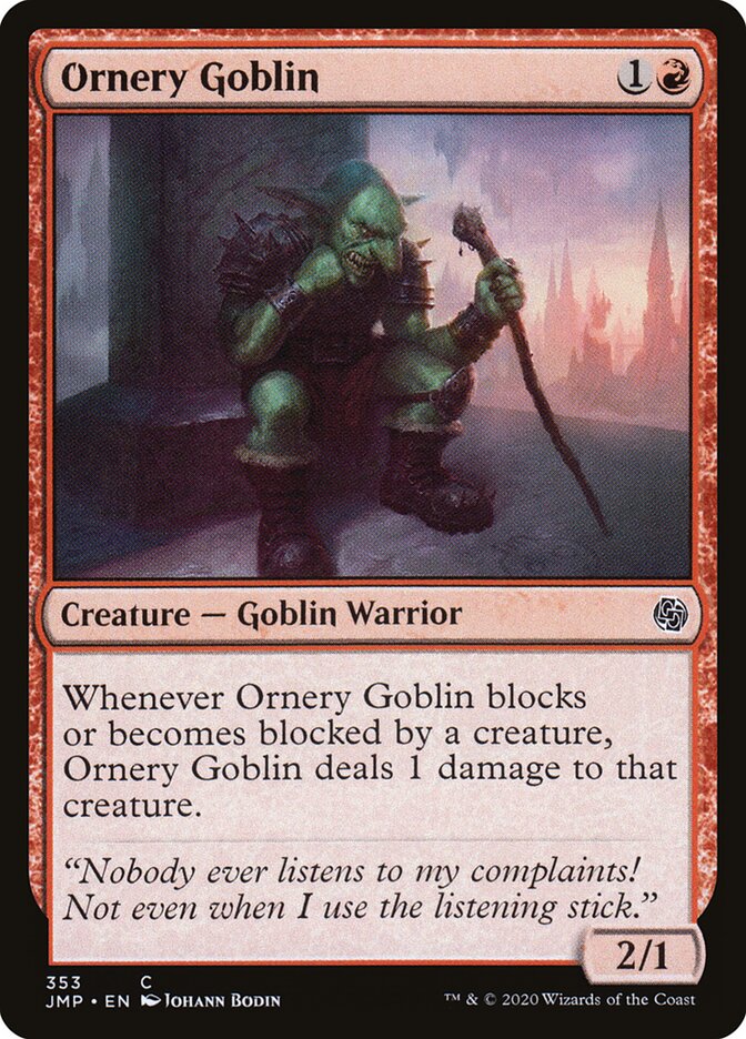 Ornery Goblin, Jumpstart · 353