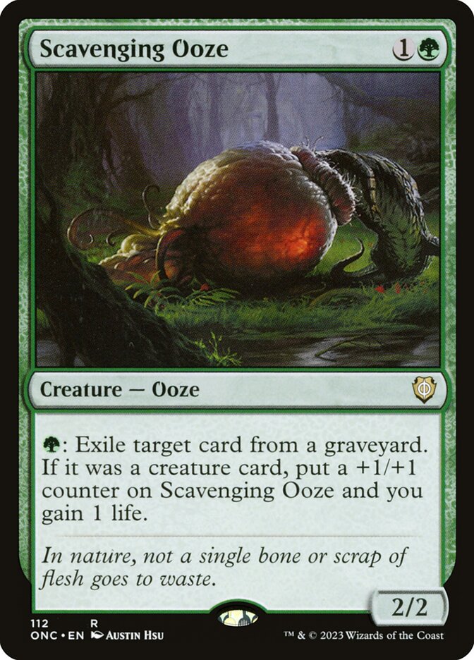 Scavenging Ooze, Phyrexia: All Will Be One Commander · 112