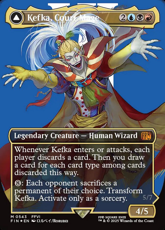 Kefka, Court Mage // Kefka, Ruler of Ruin, Final Fantasy · 0543