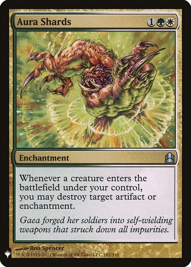 Aura Shards, The List · cmd-182