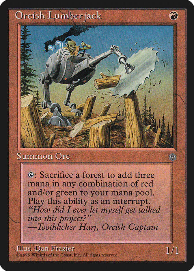 Orcish Lumberjack, Ice Age · 210
