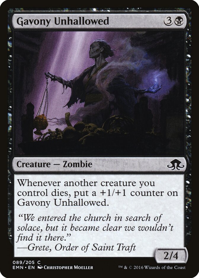 Gavony Unhallowed, Eldritch Moon · 089/205