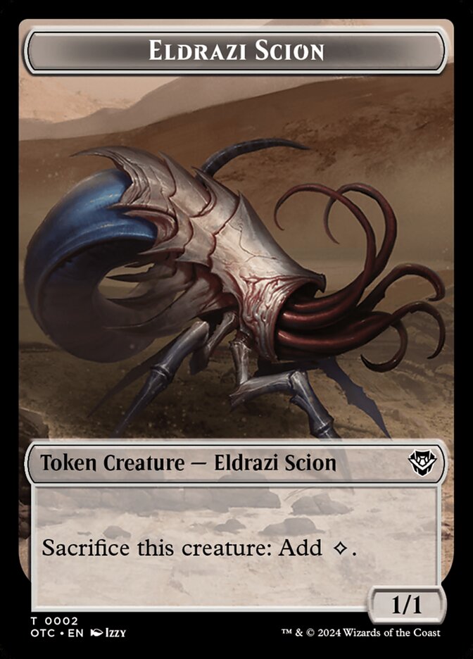 Eldrazi Scion, Outlaws of Thunder Junction Commander Tokens · 0002