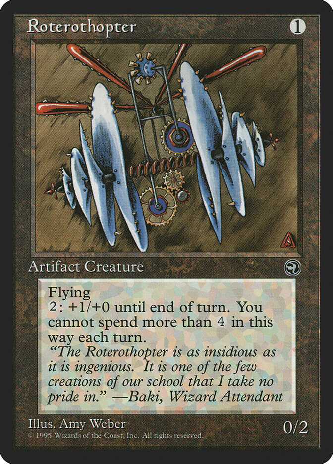 Roterothopter, Homelands · 109