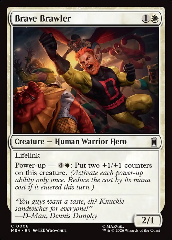 Brave Brawler, Marvel Super Heroes · 0008