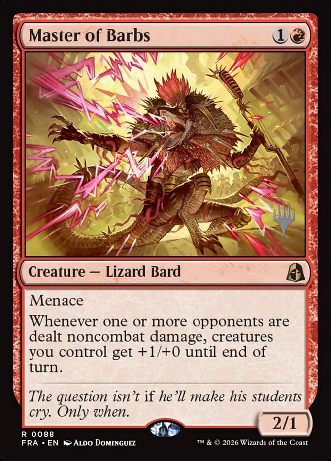 Master of Barbs, Reality Fracture Promos · 0088