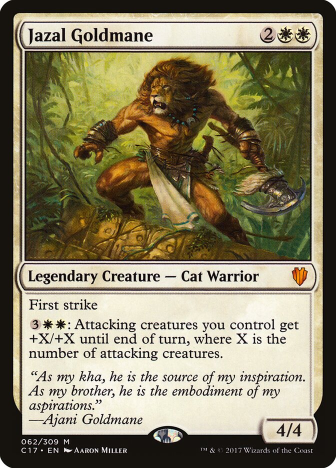 Jazal Goldmane, Commander 2017 · 062/309