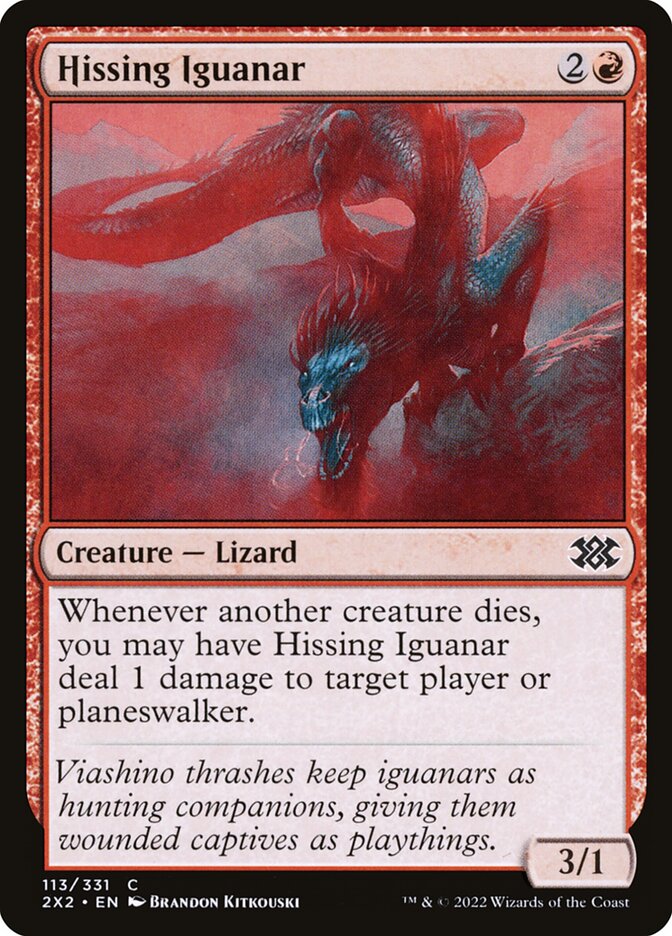 Hissing Iguanar, Double Masters 2022 · 113/331