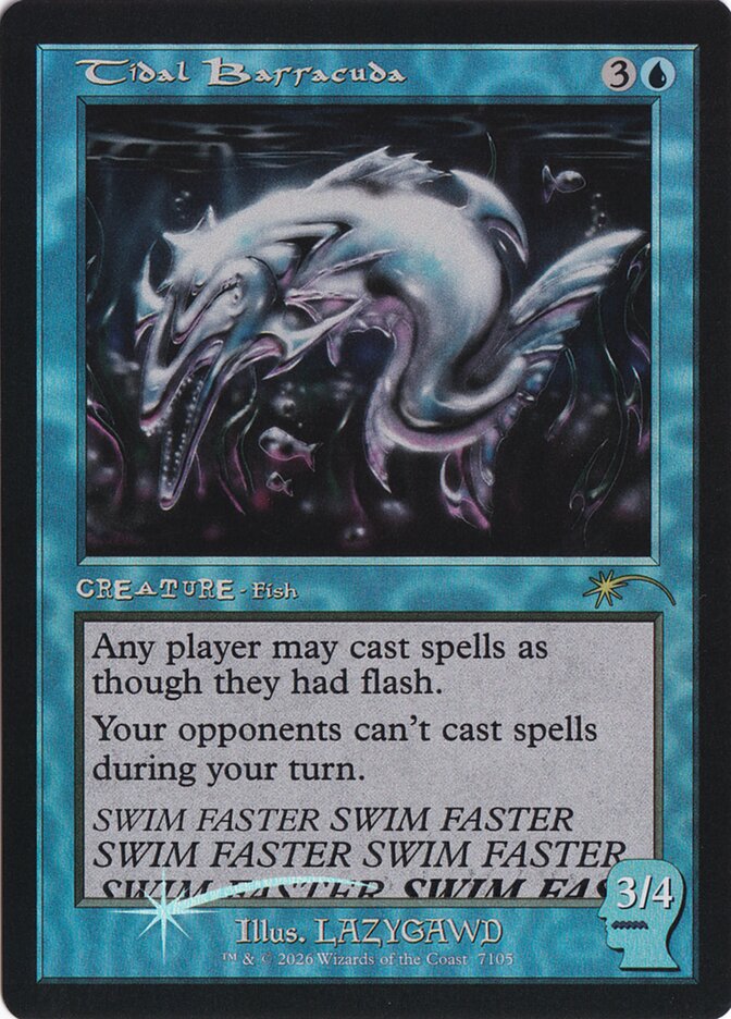 Tidal Barracuda, Secret Lair Drop · 7105