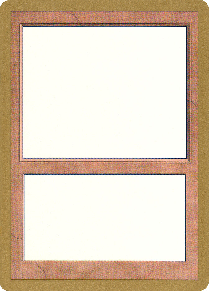 Blank Card, World Championship Decks 2000 · 0/117