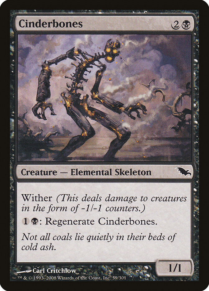Cinderbones, Shadowmoor · 59/301