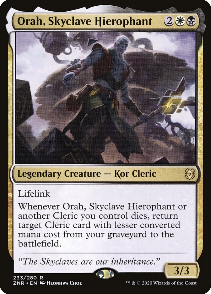 Orah, Skyclave Hierophant, Zendikar Rising · 233/280