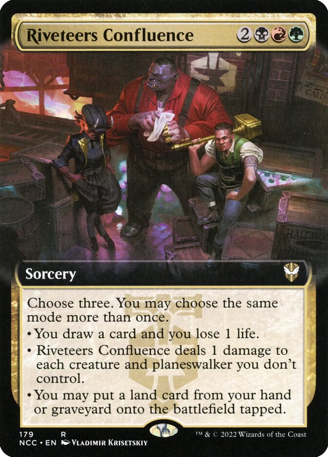 Riveteers Confluence, New Capenna Commander · 179