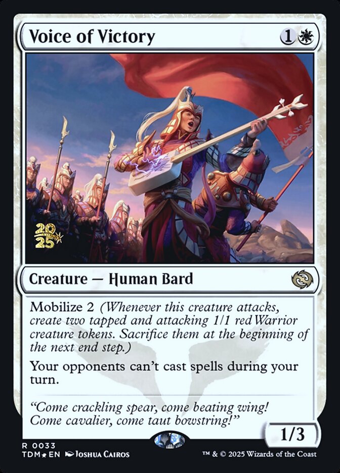 Voice of Victory, Tarkir: Dragonstorm Promos · 0033