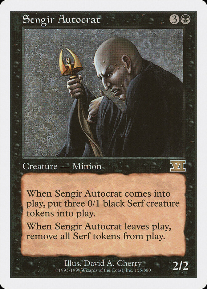 Sengir Autocrat, Classic Sixth Edition · 155/350