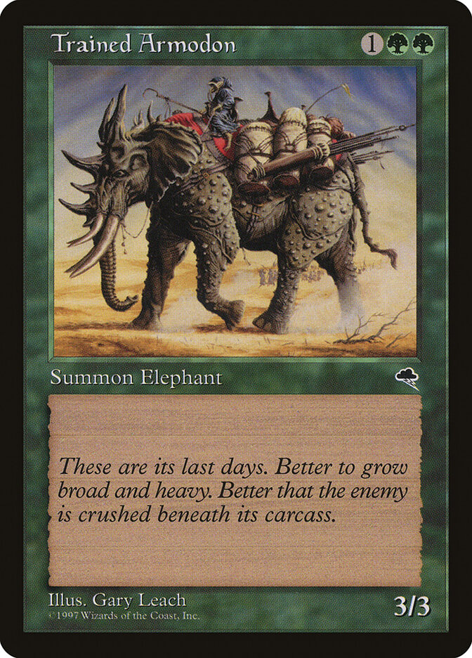 Trained Armodon, Tempest · 260