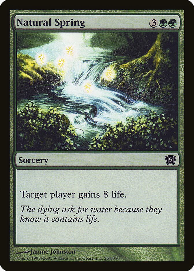 Natural Spring, Ninth Edition · 257-star