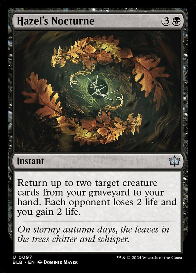 Hazel's Nocturne, Bloomburrow · 0097