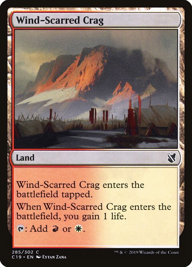 Wind-Scarred Crag, Commander 2019 · 285/302