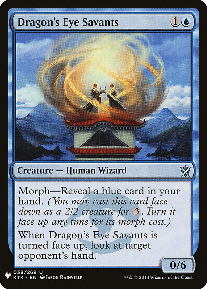 Dragon's Eye Savants, The List · ktk-38