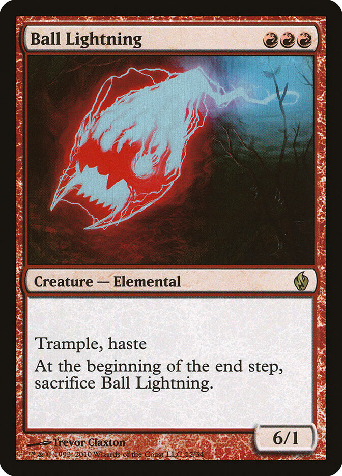 Ball Lightning, Premium Deck Series: Fire and Lightning · 12/34