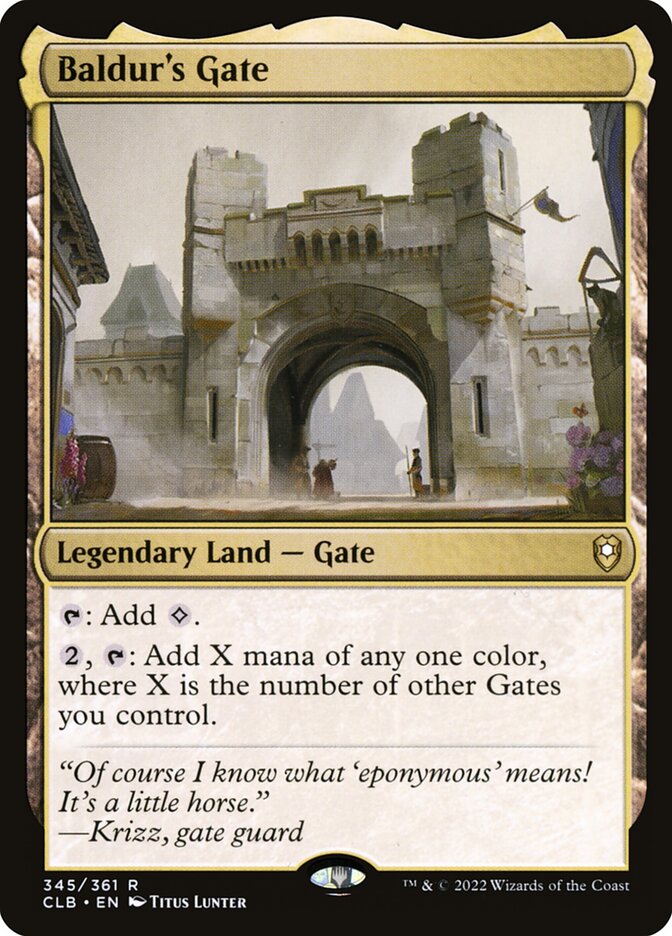 Baldur's Gate, Commander Legends: Battle for Baldur's Gate · 345/361