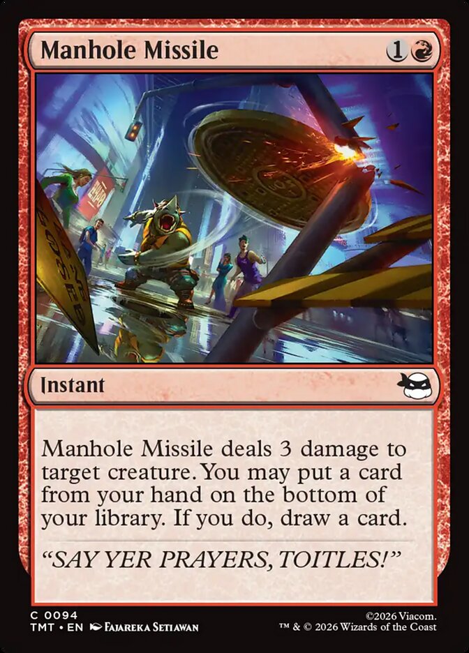 Manhole Missile, Teenage Mutant Ninja Turtles · 0094