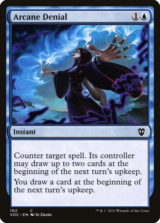 Arcane Denial, Crimson Vow Commander · 102