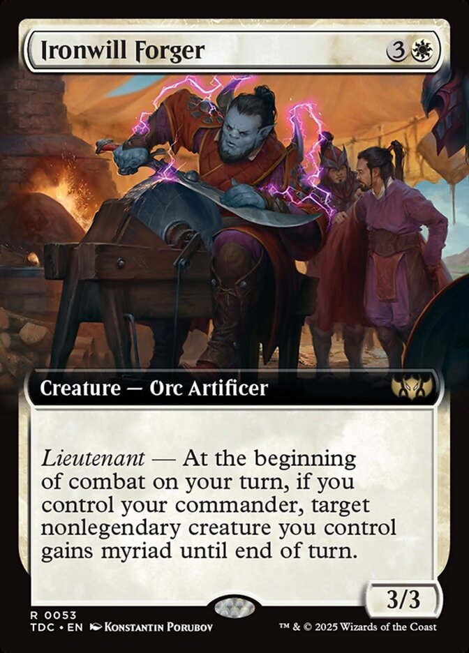 Ironwill Forger, Tarkir: Dragonstorm Commander · 0053