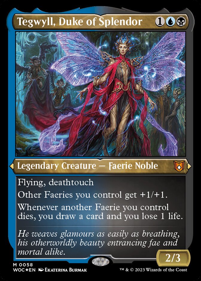 Tegwyll, Duke of Splendor, Wilds of Eldraine Commander · 0058