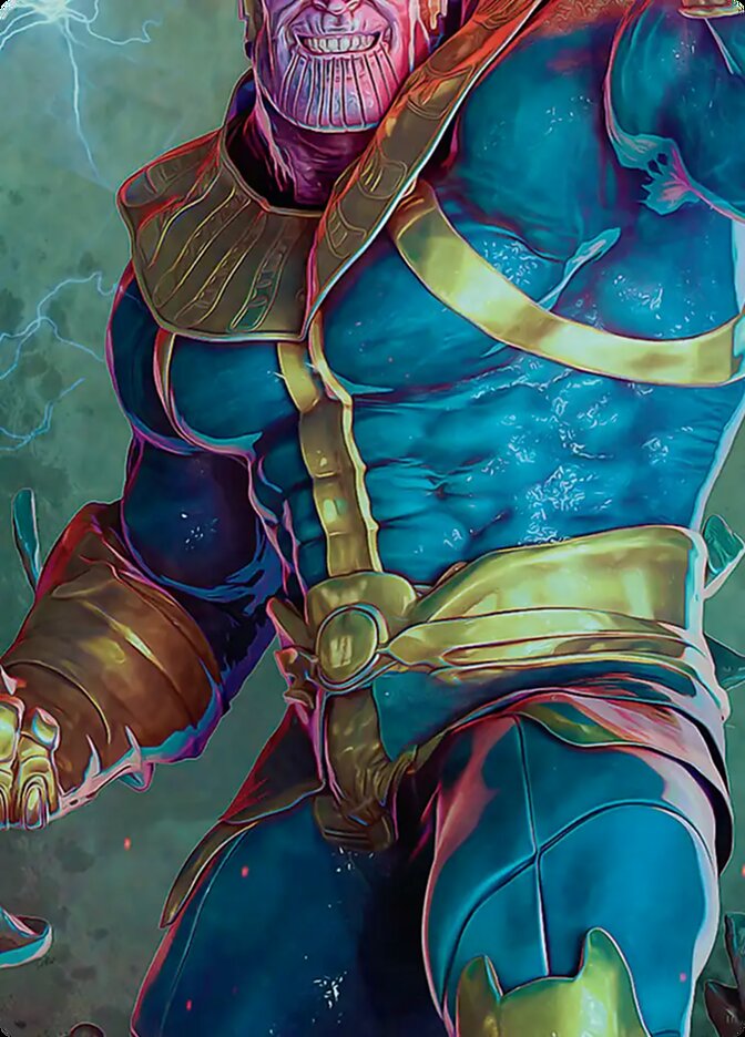 Thanos, the Mad Titan // Thanos, the Mad Titan, Marvel Super Heroes Art Series · 5c