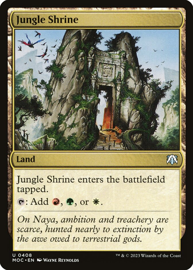 Jungle Shrine, March of the Machine Commander · 0408