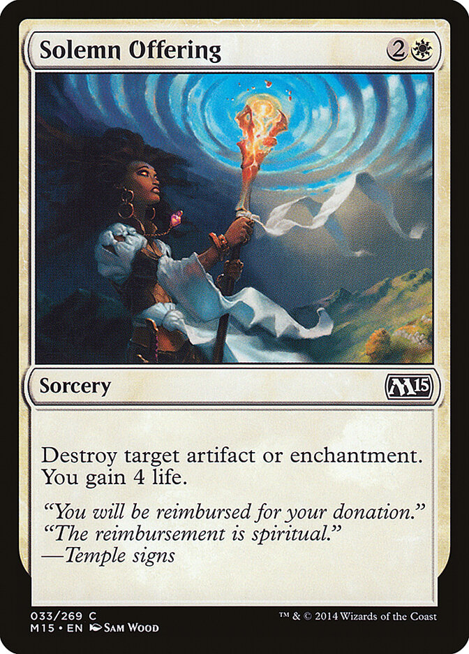 Solemn Offering, Magic 2015 · 033/269