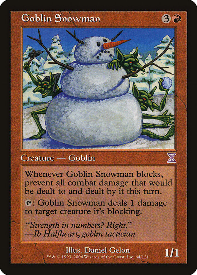 Goblin Snowman, Time Spiral Timeshifted · 64/121