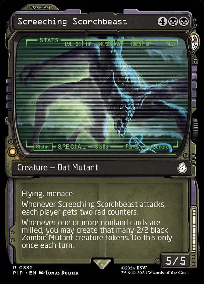 Screeching Scorchbeast, Fallout · 0332