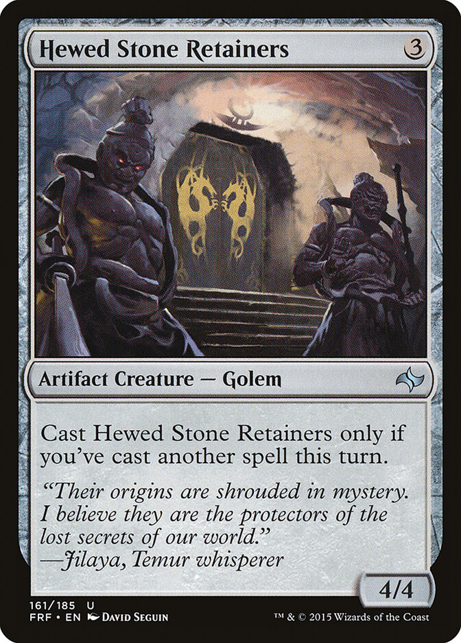 Hewed Stone Retainers, Fate Reforged · 161/185
