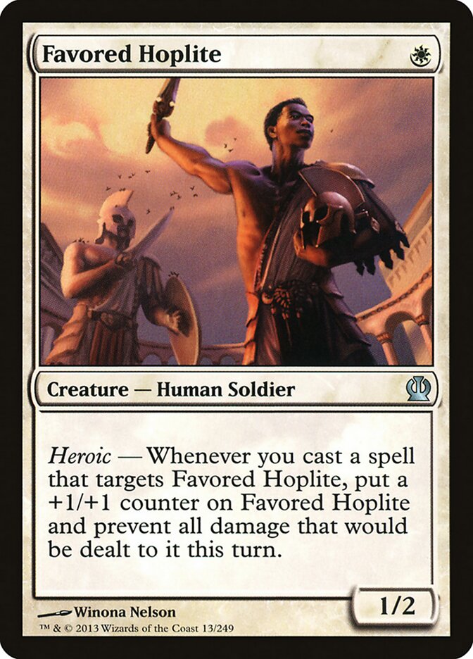Favored Hoplite, Theros · 13/249