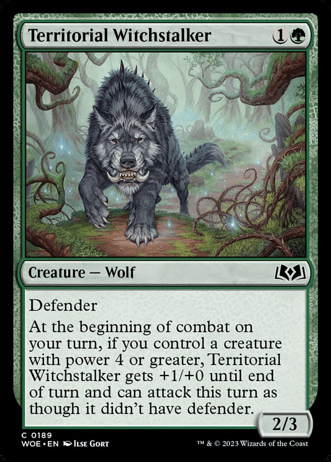 Territorial Witchstalker, Wilds of Eldraine · 0189
