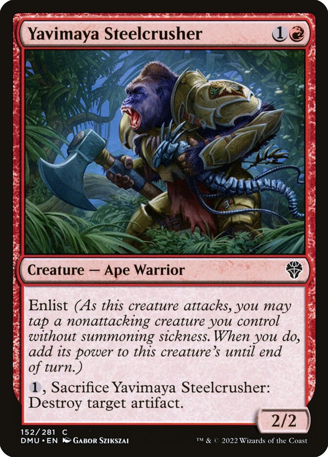 Yavimaya Steelcrusher, Dominaria United · 152/281
