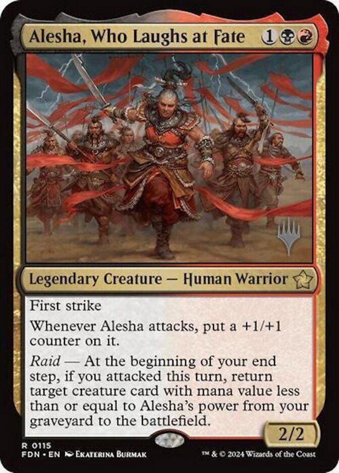 Alesha, Who Laughs at Fate, Foundations Promos · 0115