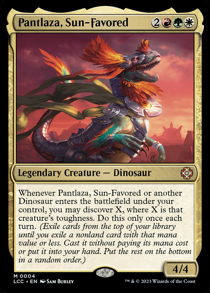Pantlaza, Sun-Favored, The Lost Caverns of Ixalan Commander · 0004