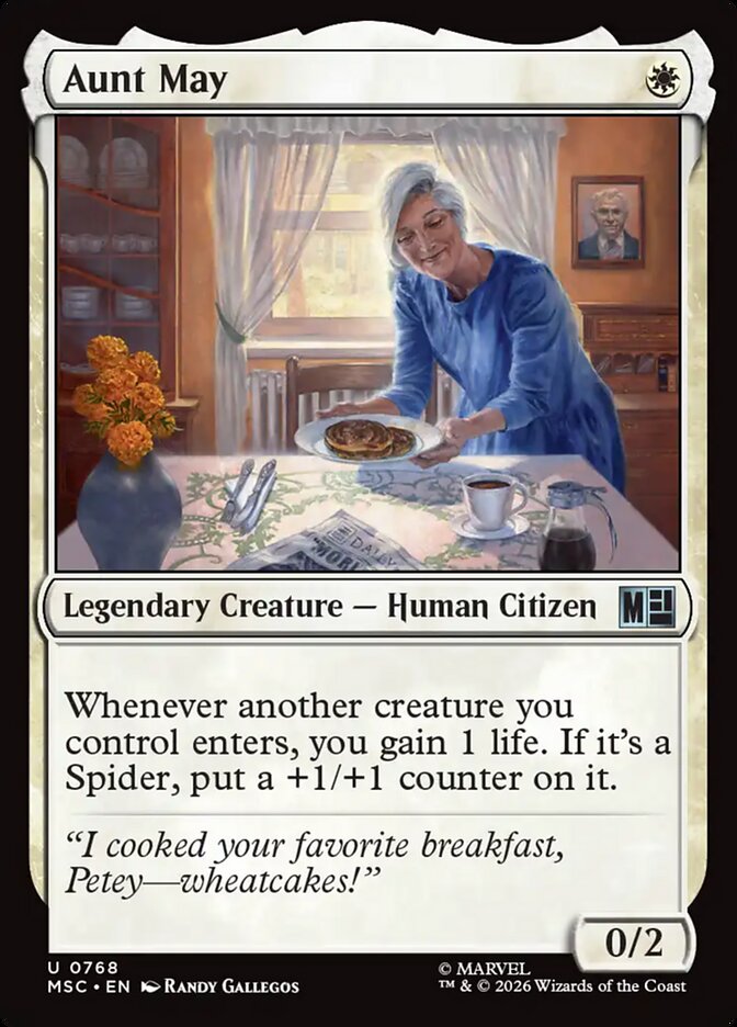 Aunt May, Marvel Super Heroes Commander · 0768