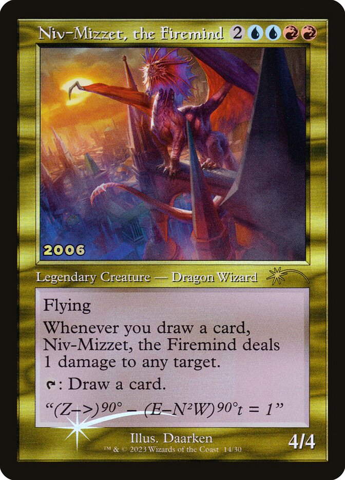 Niv-Mizzet, the Firemind, 30th Anniversary Play Promos · 014/594