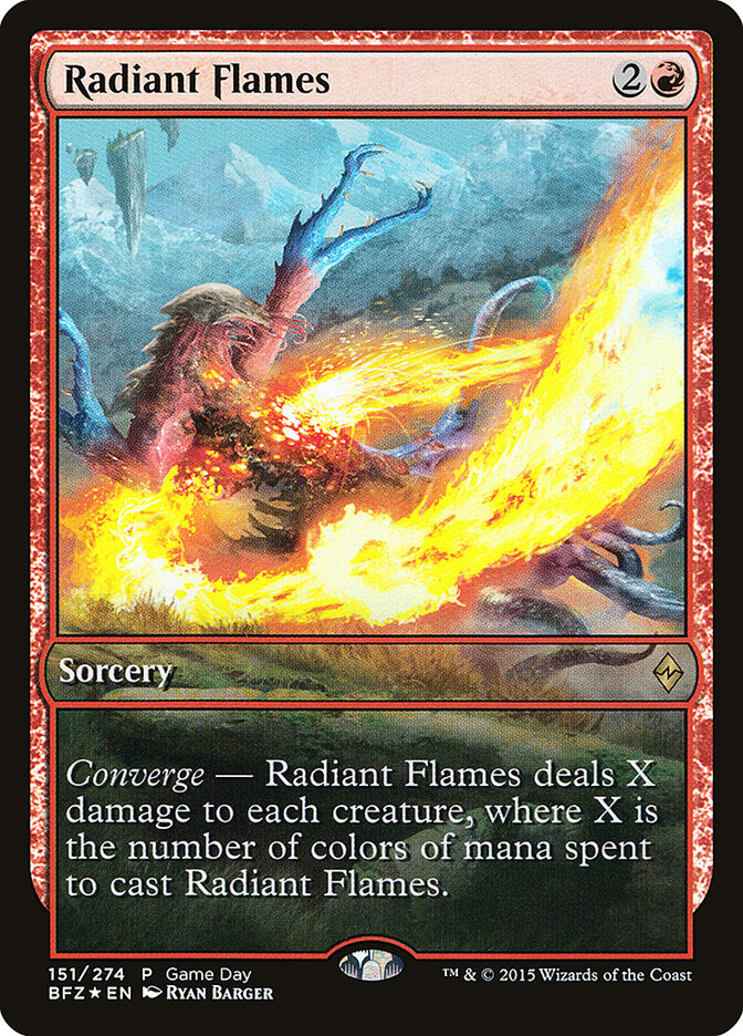 Radiant Flames, Battle for Zendikar Promos · 151/274