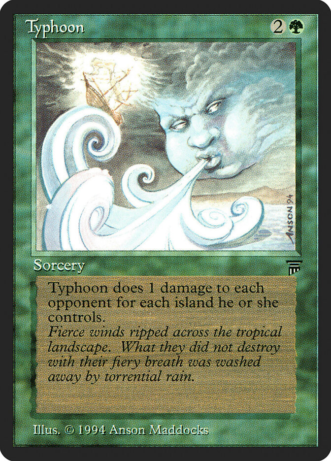 Typhoon, Legends · 209