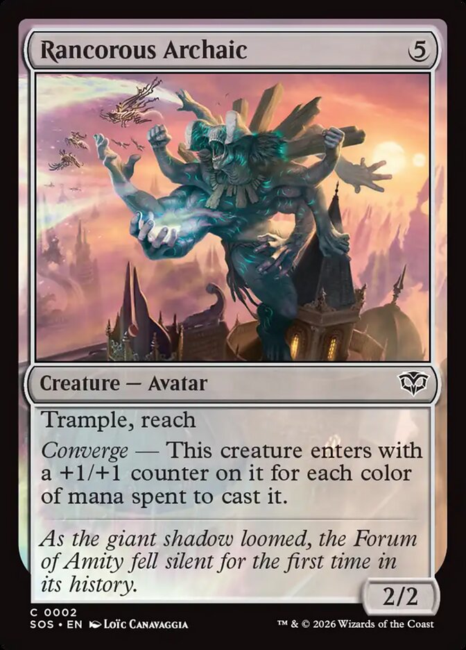 Rancorous Archaic, Secrets of Strixhaven · 0002